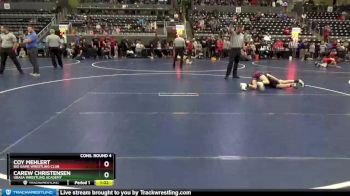90 lbs Cons. Round 4 - Carew Christensen, Ubasa Wrestling Academy vs Coy Mehlert, Big Game Wrestling Club