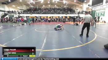 95 lbs Quarterfinal - Tyrel Fuller, Victory vs Cooper Wing, Les Bois