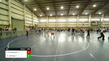 105 lbs Champ. Round 1 - Xavery Zollinger, East Idaho Elite vs Lyndie Christensen, JWC