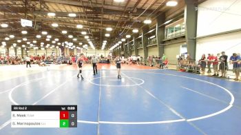 106 lbs Rr Rnd 2 - Stephen Meek, Team Utah Zion vs George Marinopoulos, Illinois Menace Lightning