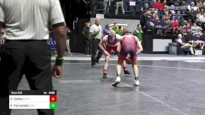 133 lbs 7th Place - Ethan Oakley, Appalachian State vs Ethan Fernandez, Spartan Combat RTC