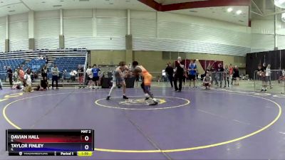 138 lbs Semifinal - Davian Hall, IL vs Taylor Finley, IL