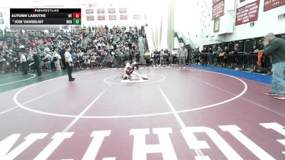 132 lbs Quarterfinal - Autumn LaMothe, Whittier vs Joie Vangelist, Woburn