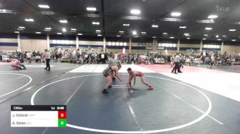 138 lbs Consi Of 16 #1 - Joseph Salazar, Jefferson vs Adam Salas, Silverback WC