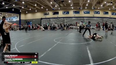 72 lbs Round 6 (8 Team) - Teagan Vanbebber, Rough House vs Knox Peasley, Richmond WC