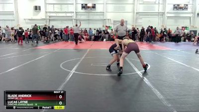 88 lbs Round 5 (10 Team) - Lucas Layne, Carolina Hammer Squad vs Slade Andrick, Jacket WC