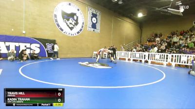 138 lbs Cons. Round 3 - Kadin Trahan, San Luis Obispo vs Travis Hill, Merced