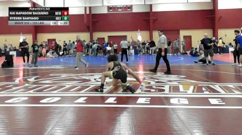 120 lbs Semifinal - Kai Napadow Baquero, MetroWest United vs Steven Santiago, Holyoke High School