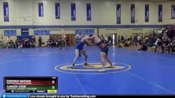 174 lbs Cons. Round 1 - Carson Cook, Concordia University Wisconsin vs Stephen Watson, Wheaton College (Illinois)