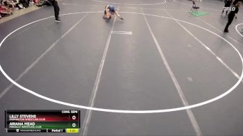 Cons. Semi - Lilly Stevens, Farmington Wrestling Club vs Ariana Mead, Pinnacle Wrestling Club