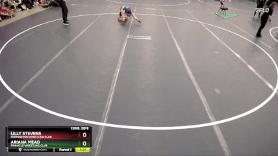 Cons. Semi - Lilly Stevens, Farmington Wrestling Club vs Ariana Mead, Pinnacle Wrestling Club