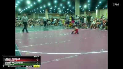 50 lbs Round 2 (8 Team) - Logan Aguilar, Team Arkansas vs Gabby Williamson, Elevate WC