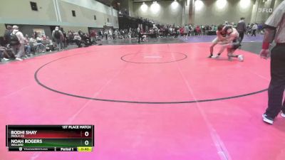 150C 1st Place Match - Bodhi Shay, Paola HS vs Noah Rogers, Willard