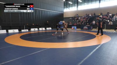 125kg Round 1 - Karanveer Mahil, London-Western Wrestling Club vs Jagroop Dhinsa, Burnaby Mountain Wrestling Club