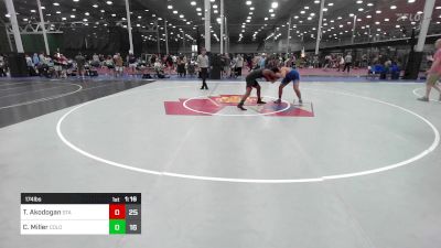 174 lbs Rr Rnd 4 - Talha Akodogan, STA vs Camar Miller, Colonial Pride