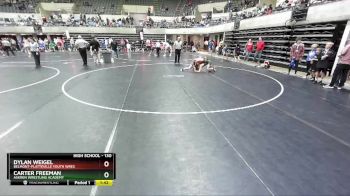 130 lbs Semifinal - Carter Freeman, Askren Wrestling Academy vs Dylan Weigel, Belmont-Platteville Youth Wres