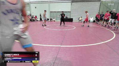 150 lbs Round 1 (8 Team) - Garrett Reece, Colorado vs Logan Lagerman, Kansas Red