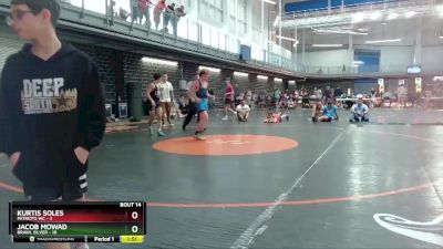 132 lbs Round 3 (10 Team) - Jacob Mowad, BRAWL Silver vs Kurtis Soles, Patriots WC