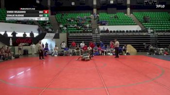 167 lbs Finals (8 Team) - Owen Wilbanks, Vestavia Hills vs Chalie Sledge, Huntsville