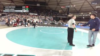 Boys 2A 175 lbs Semifinal - Mario Lamas, Selah vs Luan Bekteshi, North Kitsap
