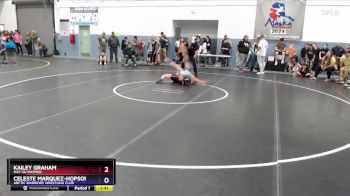 112 lbs Semifinal - Kailey Graham, Mat-Su Matmen vs Celeste Marquez-Hopson, Arctic Warriors Wrestling Club