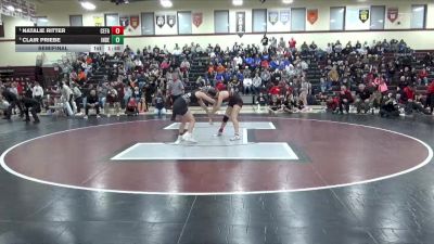 155 lbs Semifinal - Natalie Ritter, Cedar Falls vs Clair Priebe, Independence