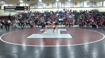 155 lbs Semifinal - Natalie Ritter, Cedar Falls vs Clair Priebe, Independence