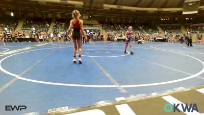 73-82 lbs Rr Rnd 4 - Gabriella Alba, Cowboy Wrestling Club vs Bristol White, Spartan Wrestling Fort Smith