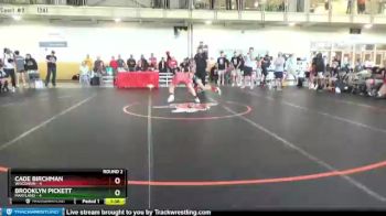 114 lbs Round 2 (8 Team) - Cade Birchman, Wisconsin vs Brooklyn Pickett, Maryland