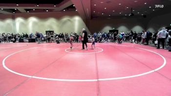 49-53 lbs Semis - Hudson Waag, Oklahoma vs Lucy Milgrim, New York