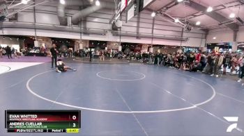 132 lbs Champ. Round 2 - Evan Whitted, Nolfpack Wrestling Academy vs Andres Cuellar, All American Wrestling Club