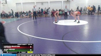 125-131 lbs Round 3 - Jameson Bradford, Lake Stevens vs Hugo Vekved, Blaine