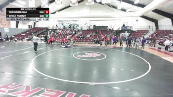 149 lbs 7th Place Match - Christian Clay, Huntingdon vs Ethan Norton, University Of The Ozarks