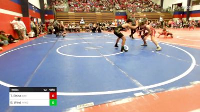 119 lbs Quarterfinal - Tabor Reiss, Keystone Wrestling Club vs Blake Wind, Henryetta Knights Wrestling Club