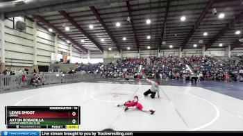 43 lbs Quarterfinal - Axton Bobadilla, Aviator Wrestling Club vs Lewis Smoot, Empire