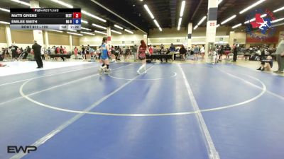 120 lbs Round Of 16 - Matti Givens, Best Trained Wrestling vs Emilee Smith, NG Bombers Wrestling Club