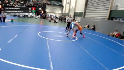 137-149 lbs Cons. Round 2 - Addison Lawrence, Eaglecrest Wrestling Club vs Riley Erickson, Wiggins