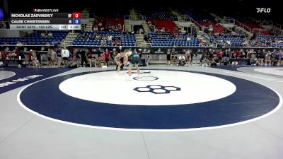 190 lbs Cons. Rd Of 64 - Nicholas Zadvinskiy, NY vs Caleb Christensen, IA