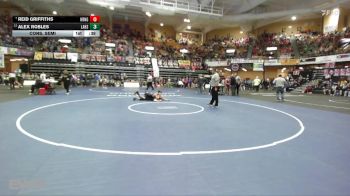 144 lbs Cons. Semi - Alex Robles, Lakin HS vs Reid Griffiths, Herington HS