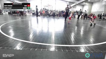 35 lbs Semifinal - Jaci Cross, Fort Gibson Youth Wrestling vs Chet Clay, Skiatook Youth Wrestling