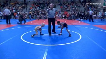 46 lbs Quarterfinal - Kirk Walker III, Blue T Panthers vs Riley Rice, Salina Wrestling Club (SWC)