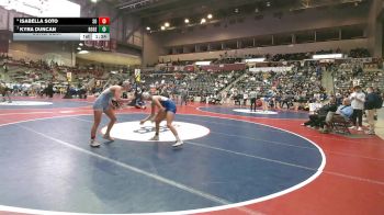 6A 135 lbs Cons. Semi - Isabella Soto, Southside vs Kyra Duncan, Rogers