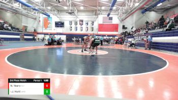 215 lbs 3rd Place Match - Joseph Hunt, Normal (University) vs Nolen Yeary, Stanford Olympia
