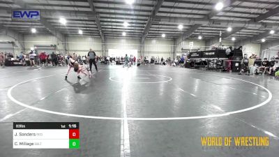 83 lbs Round Of 32 - Joshua Sanders, Red Cobra Westling Academy vs Cyrus Millage, Sebolt Wrestling Academy