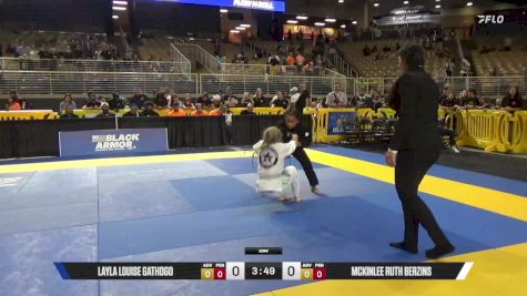 Mckinlee Ruth Berzins vs Layla Louise Gathogo 2025 Pan Kids Jiu-Jitsu IBJJF Championship