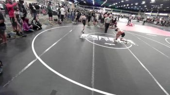 86 lbs Semifinal - Santiago Guillent, SoCal Grappling Club vs Beau Abbott, Roundtree Wr Acd