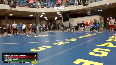 215 lbs Champ. Round 2 - Dario Agustin Castro, Bloomington vs Tristian Ward, Unattached