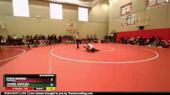120 lbs Quarterfinal - Steve Romero, Toppenish vs Yandel Barajas, Eisenhower High School