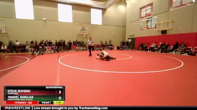 120 lbs Quarterfinal - Steve Romero, Toppenish vs Yandel Barajas, Eisenhower High School