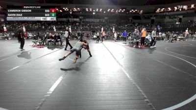 90 lbs Round Of 32 - Cameron Gibson, Bergenfield vs Gavin Diaz, Hackensack